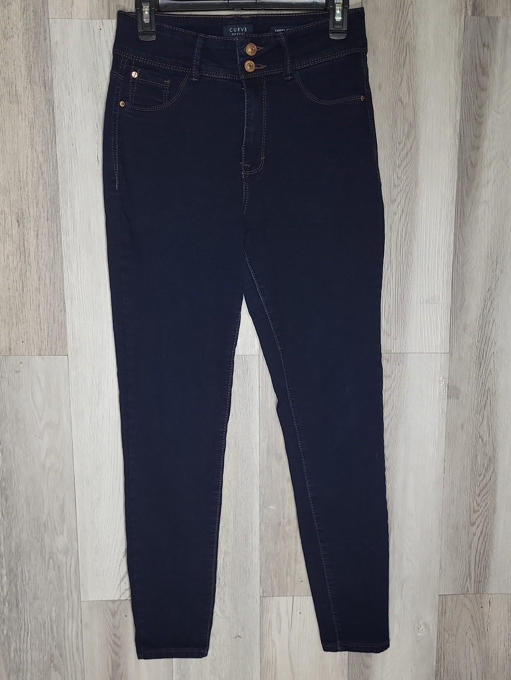 Curve Appeal Curve Creator High Rise Skinny Jeans Jeggings Stretch 8/29